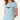 blue whale mint crew neck cotton t-shirt detail