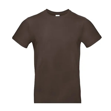 Men's classic brown cotton t-shirt