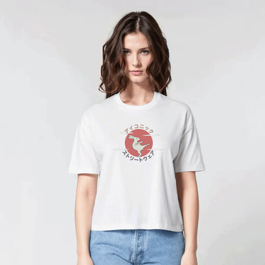 kung fu bunny boxy t-shirt model