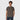 Men's classic crew neck brown t-shirt on model