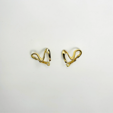 twisted helix hoop earrings
