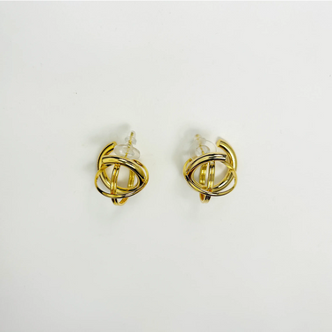 globe rings earrings