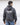 grimboy grey script hoodie back