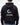 grimboy lettermark hoodie black back view detail