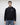 grimboy lettermark hoodie black front view