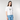 hearts boxy organic cotton tee model