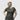 Model (5'8") wearing size L khaki green crew neck women's t-shirt