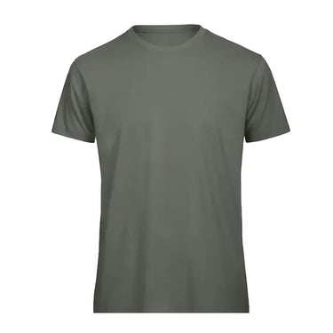 Men's classic khaki organic cotton plain t-shirt