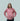 Women's Oversized Linen Shirt Coral Pink
