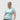 Model (5'8") wearing size L mint crew neck women's t-shirt