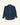 women's navy linen oversized pocket shirt