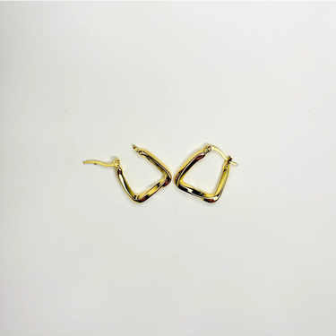 rectangle hoop earrings
