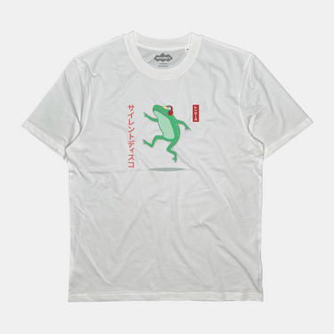silent disco frog tee