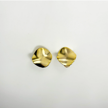 pressed coin earrings