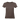 women's brown V-neck cotton t-shirt