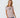 Model (5'8") wearing size M, blue whale crew neck pink t-shirt