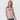 Model (5'8") wearing size M, blue whale crew neck pink t-shirt