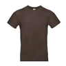 Men's classic brown cotton t-shirt