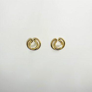 double loop hoop earrings