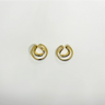 double loop hoop earrings