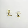 twisted helix hoop earrings