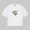 geometric fox boxy tee