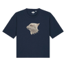 organic cotton geometric fox t-shirt