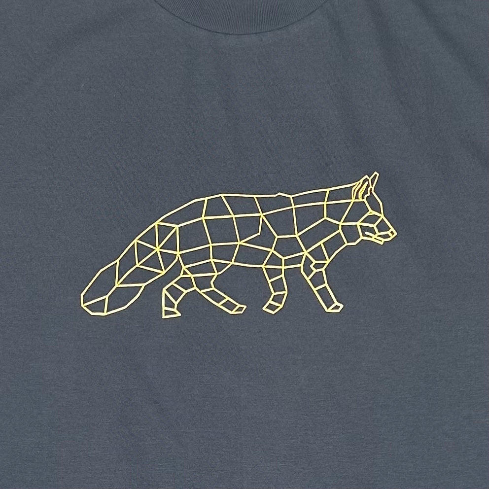 Geometric Fox T-Shirt Grey