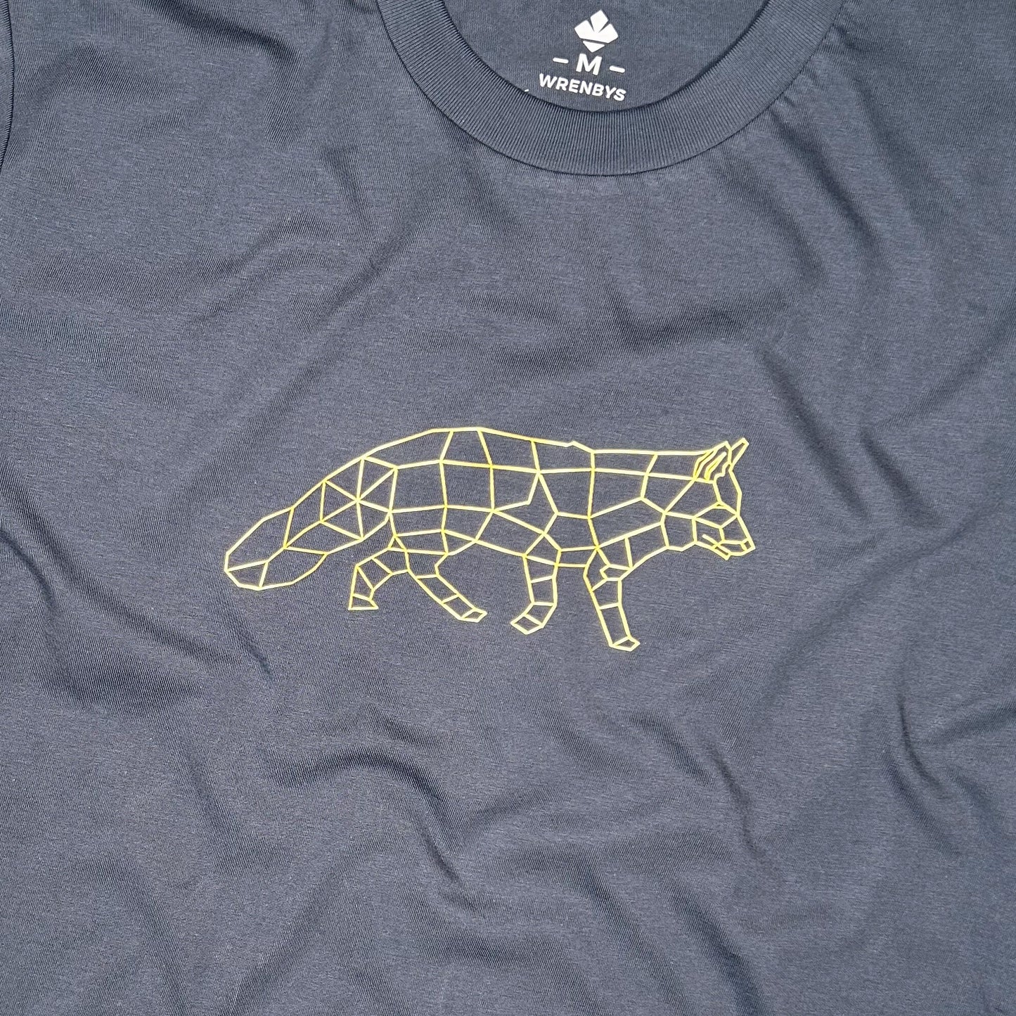 Geometric Fox T-Shirt Grey