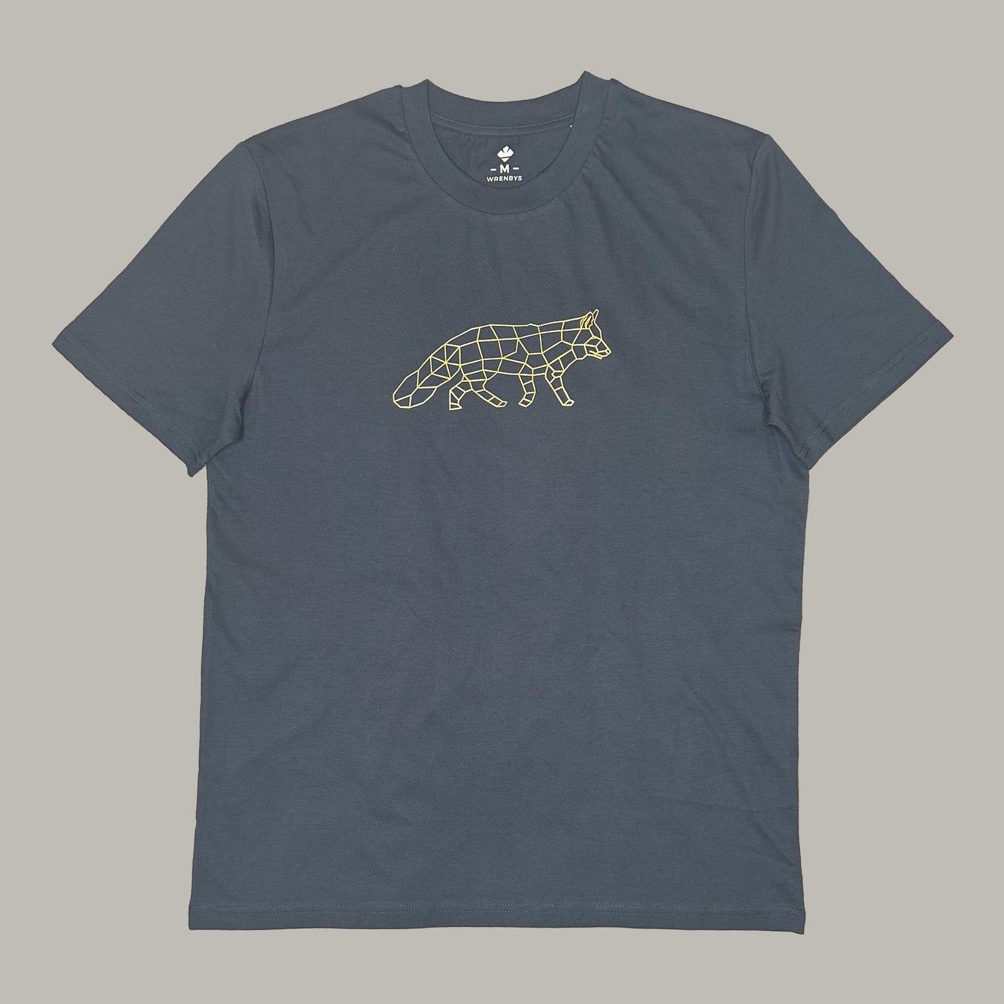 Geometric Fox T-Shirt Grey