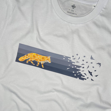 organic cotton ox trail t-shirt detail