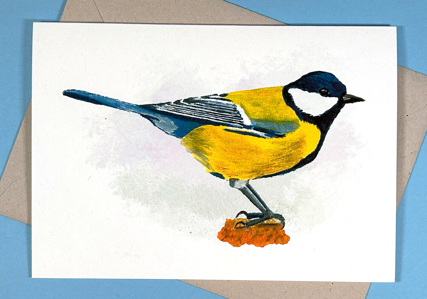 Great Tit Greetings Cards (5 pack)