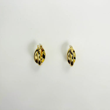 intertwined rings earrings