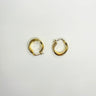 intertwined rings earrings