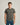 model wearing khaki crew neck t-shirt
