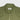 women's khaki green linen shirt detail