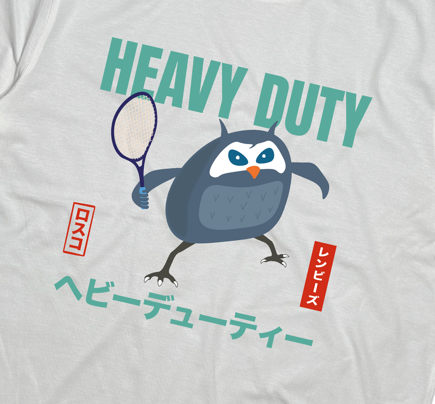 Owl Tennis T-Shirt Off-White