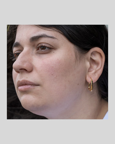 Rectangle Hoop Earrings