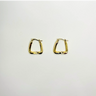 rectangle hoop earrings