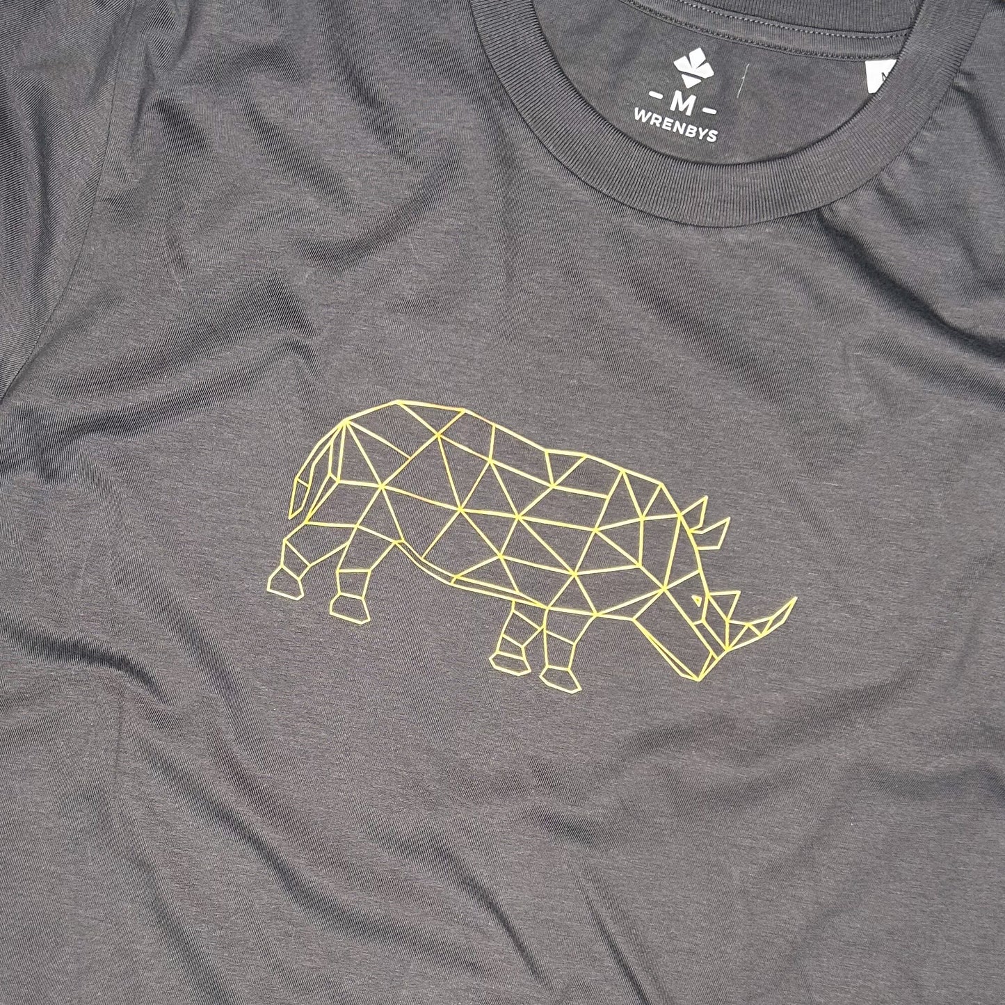 Geometric Rhino T-Shirt Grey