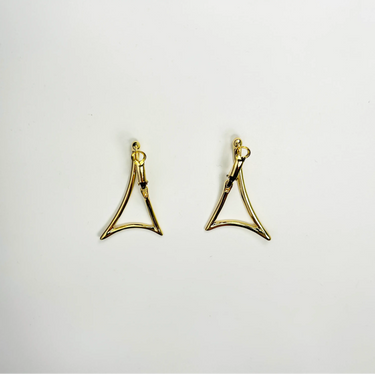 triangle hanging earrirngs