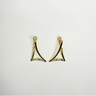 triangle hanging earrirngs