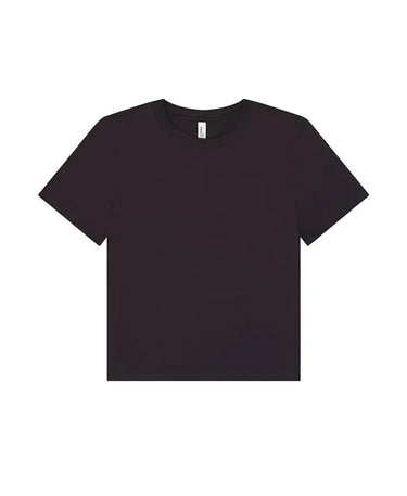 Women's heavy dark grey boxy t-shirt