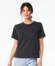 Women's heavy dark grey boxy t-shirt
