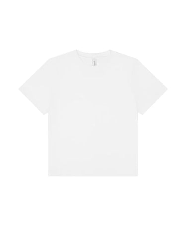 White 100% Cotton Heavy Boxy Tee
